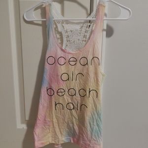 Tie die tank top